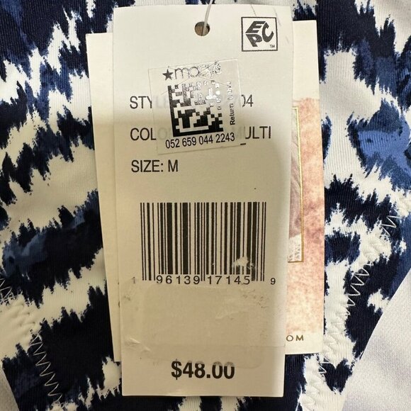 Jessica Simpson Womens Size M‎ Blue Surfers Paradise Hipster Swim Bottoms NWT - Picture 9 of 11